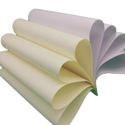 Compras de negócios 48g50g55g 100% de pasta de madeira original Papel NCR sem carbono para impressão