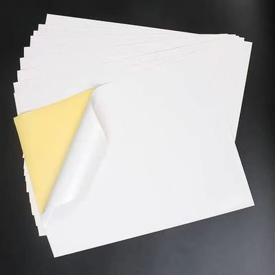 Papel adesivo acrílico para impressão, impermeável e autoaderente