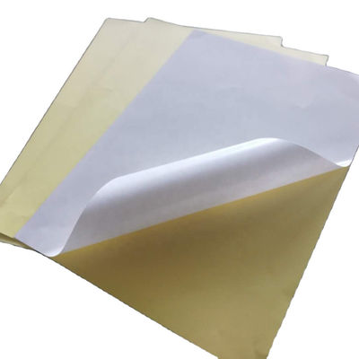 Papel autoaderente amarelo de pasta química-mecânica