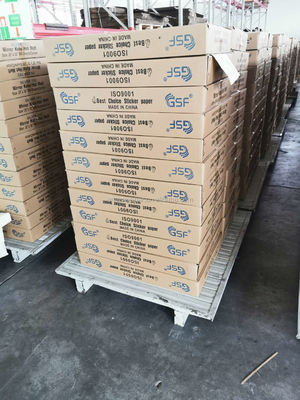 Rolo Jumbo de rótulo de transferência térmica de laminação brilhante para adesivo de papel auto-aderente personalizado