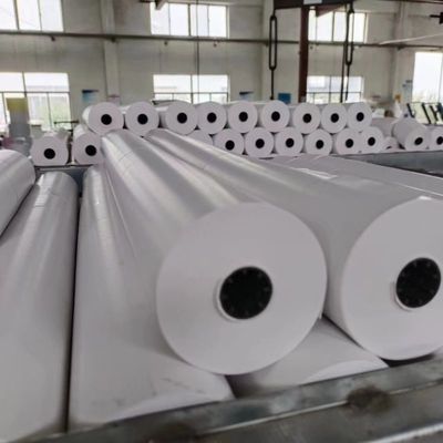 Papel térmico de imagem azul-preto 45-70GSM Jumbo Roll para notas/fax/ATM na indústria