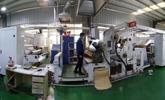 Papel adesivo monolateral à base de cola de borracha com impressão disponível