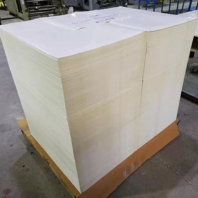 Papel auto-aderente de Direct com revestimento de lado único e estilo virgem de pasta