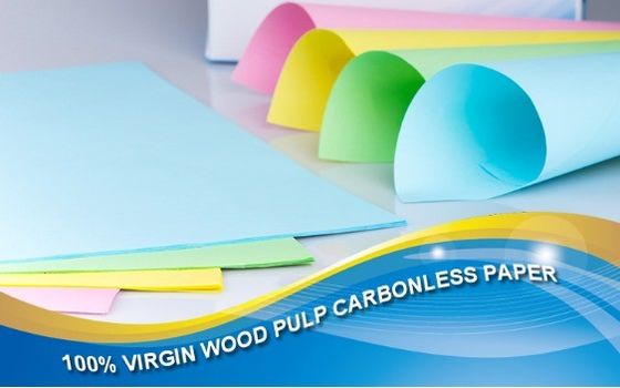 Papel de cópia contínuo, sem carbono, carbonizado, para uso industrial, com requisitos aduaneiros