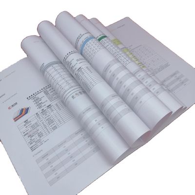 Cartão de arte de certificação de celulose química C2s 100% de celulose virgem revestida com papel em rolos