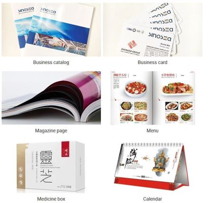 Pedido personalizado Acceptado Papel de Caixa Dobradora de Pulpa Virgem com Pulpa Químico-Mecânica
