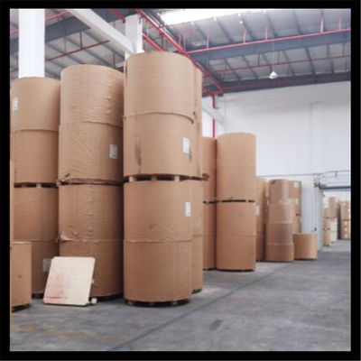 Papel de cópia anti-enrolamento Jumbo Roll para corte A4 feito de pasta de madeira
