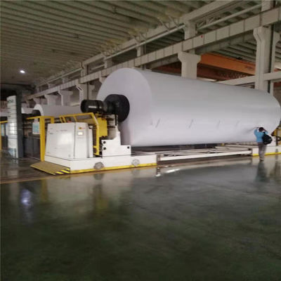 Papel de cópia industrial de 70 a 80 gramas Jumbo Roll para corte A4