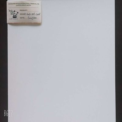 Caixa de embalagem essencial cartão de arte revestido de dois lados pasta química-mecânica