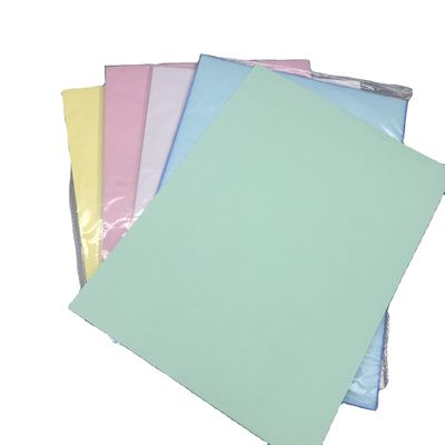 48-80 gm Papel sem carbono de cor de pasta de madeira virgem para fabrico de rolos de papel