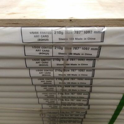 Impressão traseira Bohui Mill 230g/250g/300g/350g Cartão de arte para fazer cartão postal de alta venda