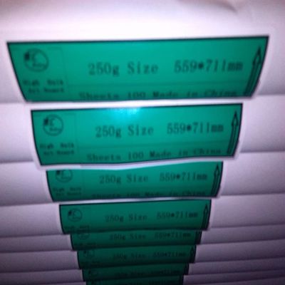 Impressão traseira Bohui Mill 230g/250g/300g/350g Cartão de arte para fazer cartão postal de alta venda