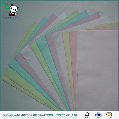 48-80 gm Papel sem carbono de cor de pasta de madeira virgem para fabrico de rolos de papel