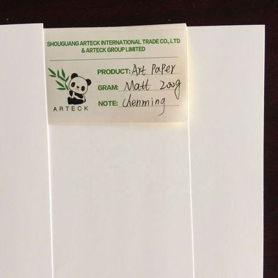 Impressão offset Compatível Sofá branco Jumbo Roll Papel de matéria-prima ART PAPEL C2S