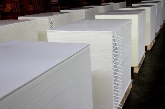 Venda em grande quantidade de papel de cartão de marfim GC1 FBB com cor branca e estilo virgem de pasta