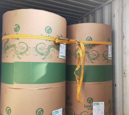 Papel de offset sem madeira para notebook 98%-110% Brilho Químico industrial