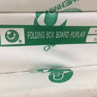 Cartão de marfim revestido de um lado de celulose virgem branca para soluções de embalagem de papel de moinho