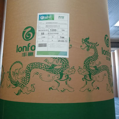 Papel branco de ligação de 55 gm da LONFON Papel livre de madeira não revestido para uso personalizado