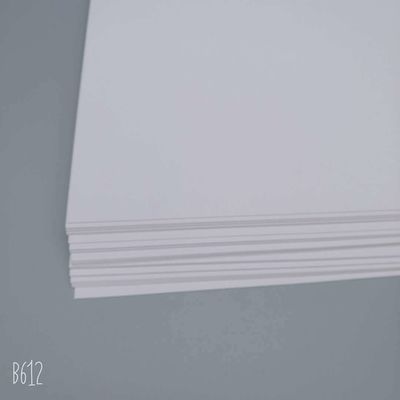 Cartão de marfim revestido de um lado de celulose virgem branca para soluções de embalagem de papel de moinho