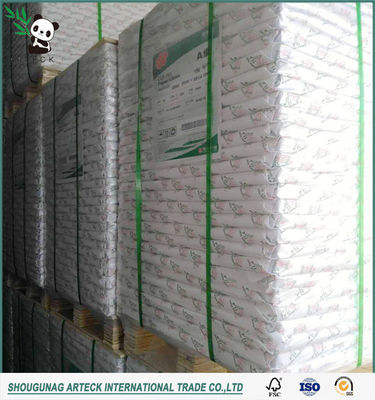 Papel de arte revestido de lado duplo de 80 gm-250 gm em embalagem em rolos