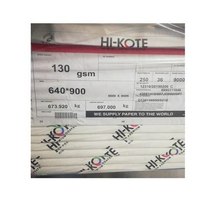 Papel de arte C2S anti-curl HI-cote confiável pelos fabricantes de celulose química-mecânica