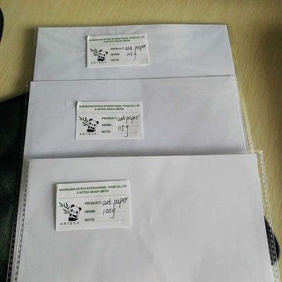 Impressão offset Compatível com produtos químicos e mecânicos Papel de arte de celulose Águia de neve e durável
