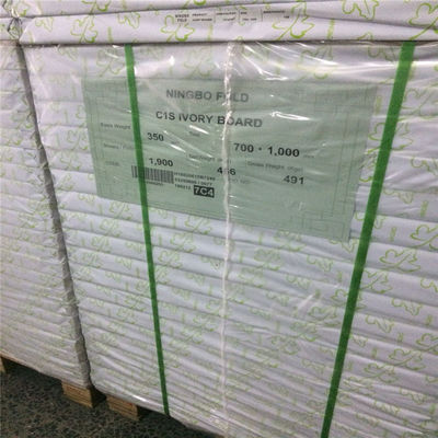 Papel de fiança 250gm revestido Ningbo Fold FBB para embalagem de medicamentos Encomenda personalizada aceita