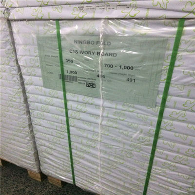 Grade AAA Ningbo Fold C1S/FBB/Ivory Board para embalagem e impressão 711*1118