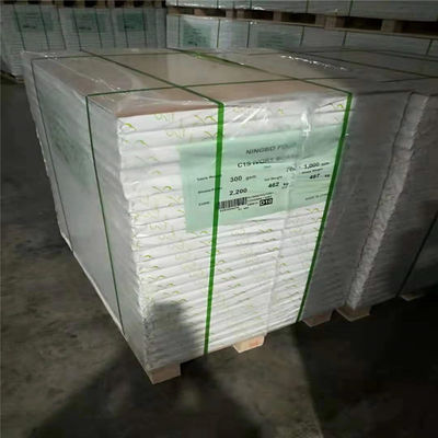 Solução de embalagem personalizável Ningbo Fold FBB com material de pasta de madeira branca