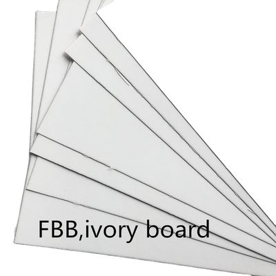 Papel de embrulho de presentes 250g300g revestido de um lado C1s/Fbb para fabricação de cartões postais